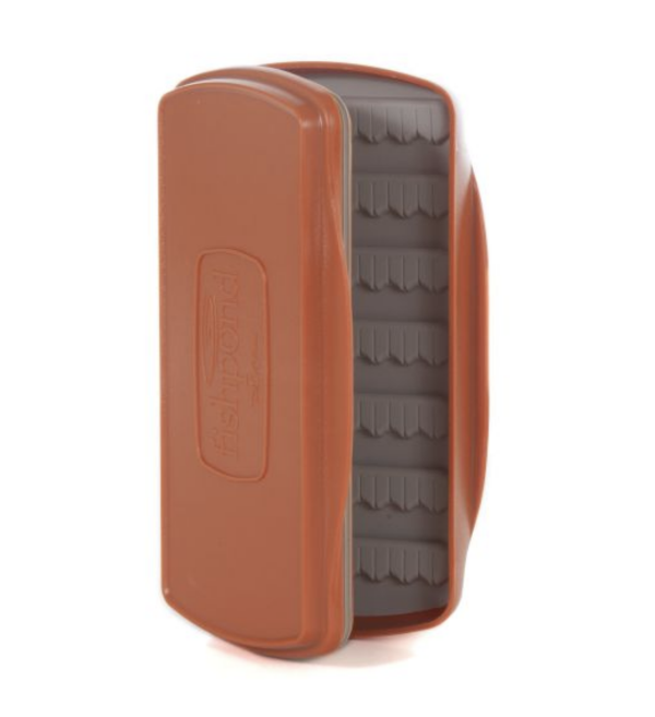 Tacky Pescador Fly Box Burnt Orange Open Side Tacky Pescador Fly Box Burnt Orange Open Side